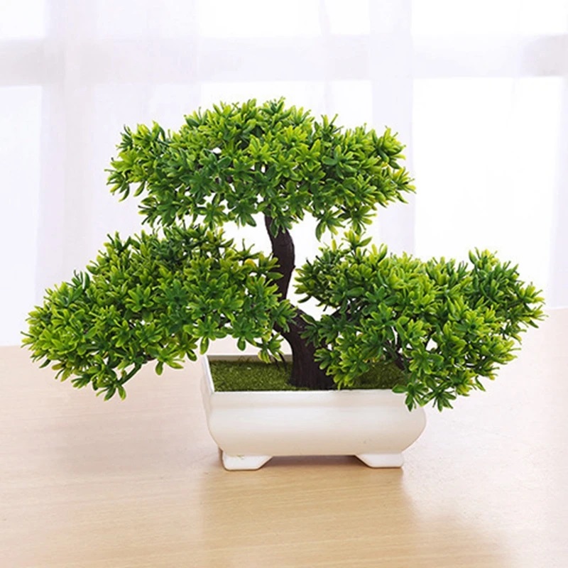 Bonsai Garden Table - 1 stks groene kunstplanten bonsai plastic
