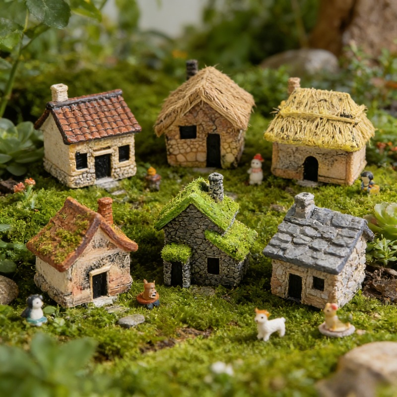5-delige hars miniatuur handge - Bonsai Garden House recensie en prijs