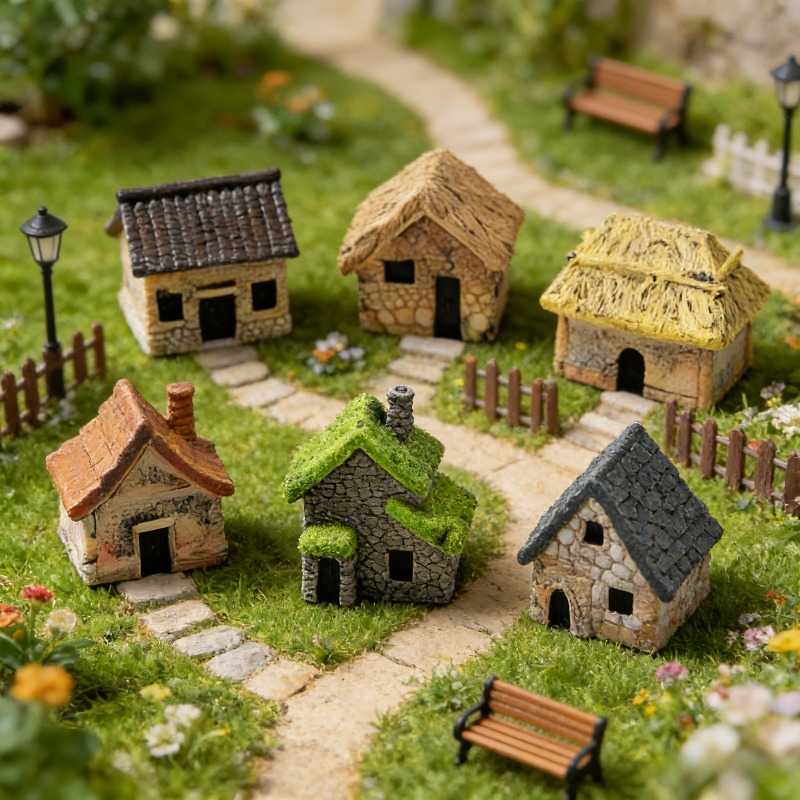 5-delige hars miniatuur handge - Bonsai Garden House recensie en prijs