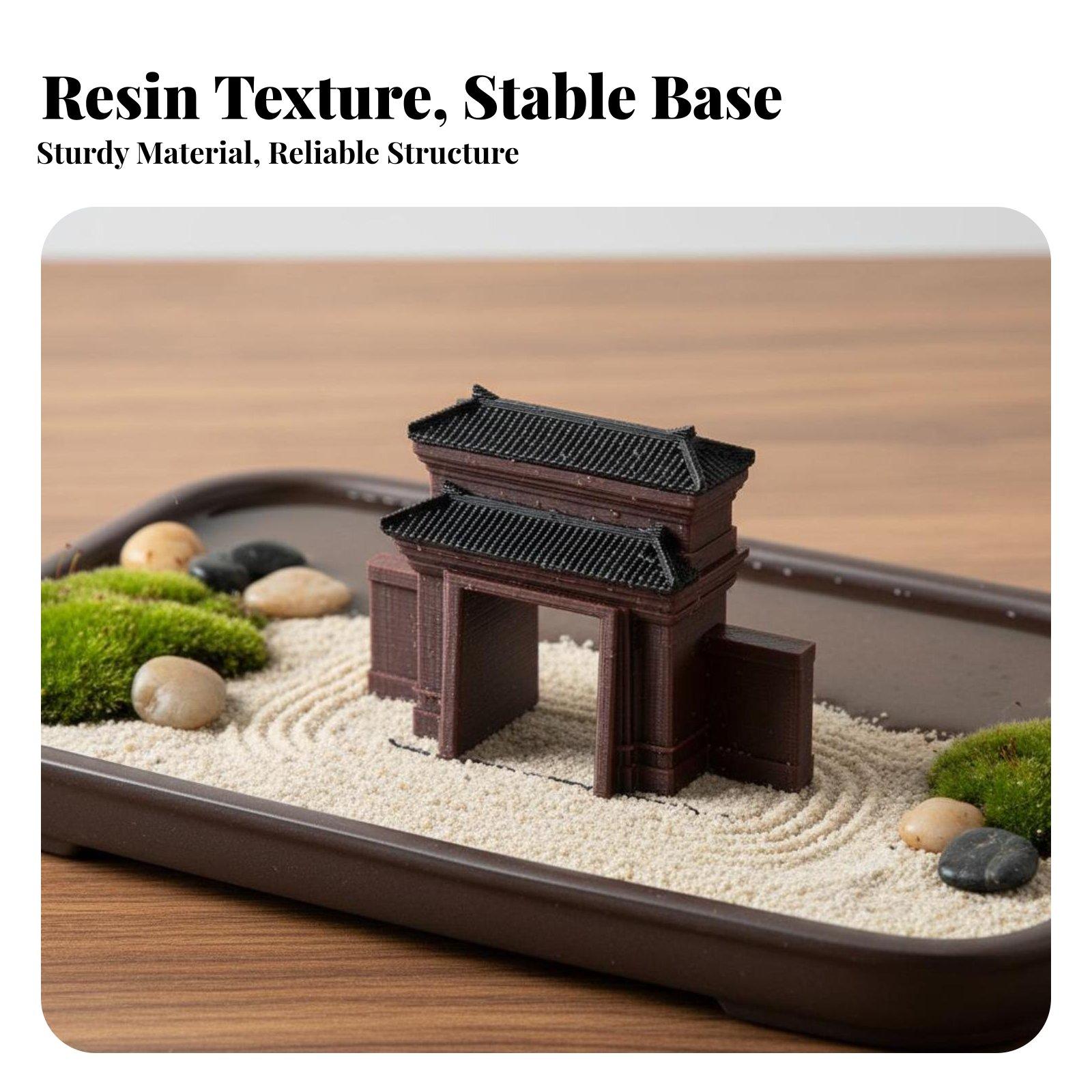 Handgemaakt hars huisje voor b - Bonsai Garden House recensie en prijs